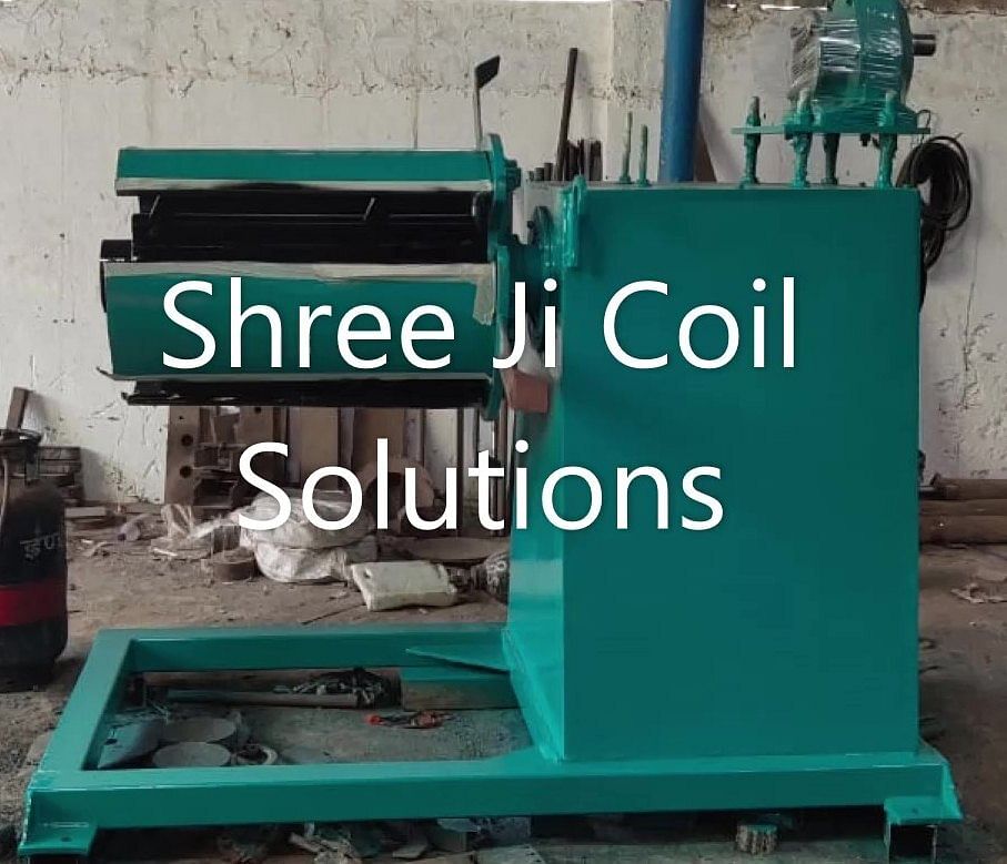 Shree Ji Manual Decoiler Machine, For Coil Handling, Production Capacity: 30 Tons To 90 Tons Cutting