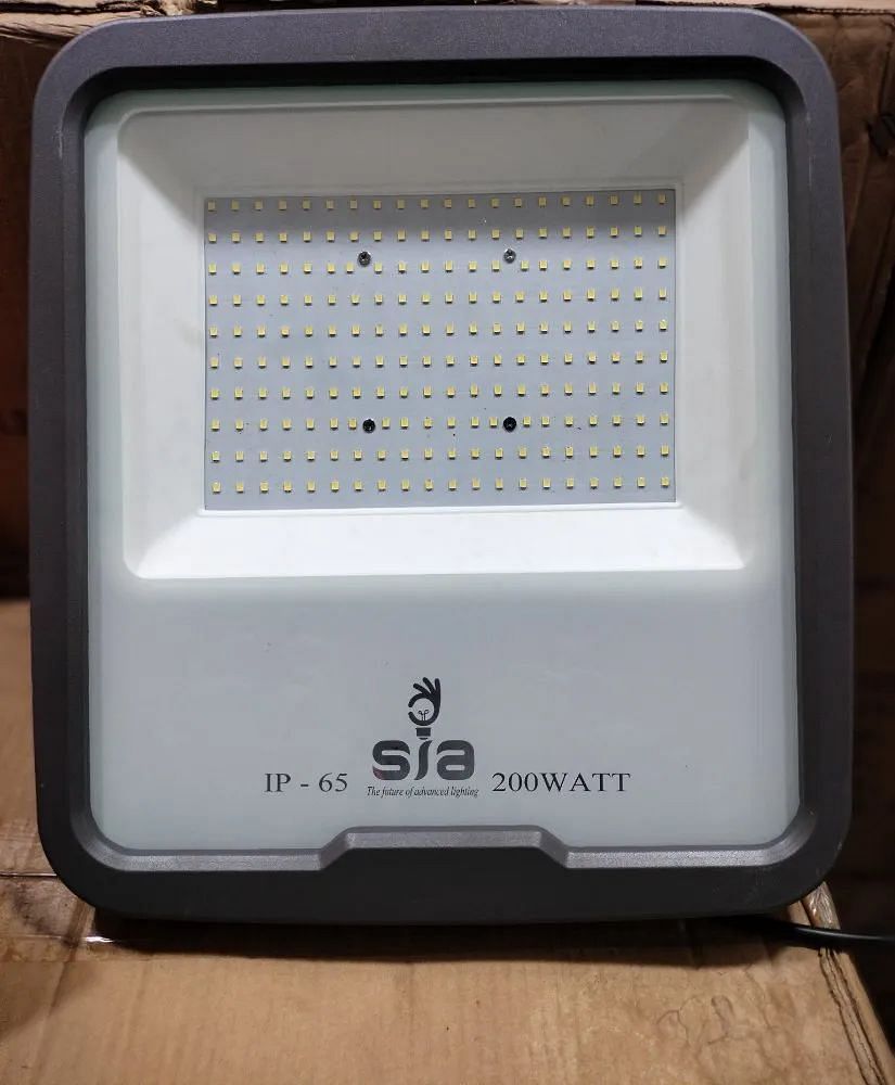 Sia Model Name/Number: Sia/Fldc 200 Watt WATERPROOF LED FLOOD LIGHT, For Outdoor, Cool White