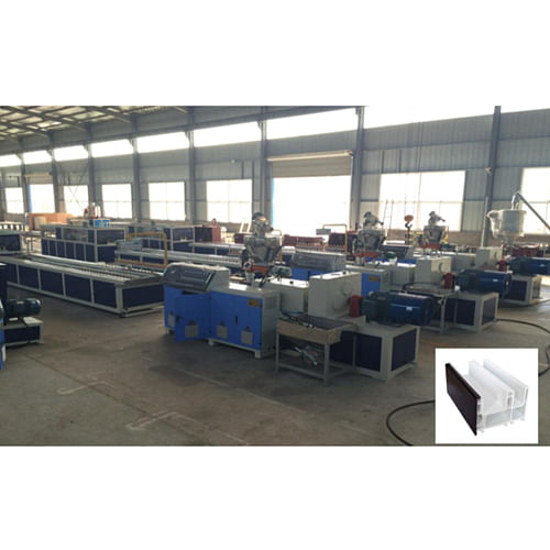 Siempre Profile Extruder PVC Profile And WPC Profile Production Line, Capacity: 250kg/Hr, 100kw