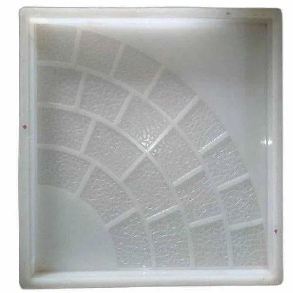 Silicone Plastic Single Round Tile Mould, For Making Paver Block, Thickness: 20