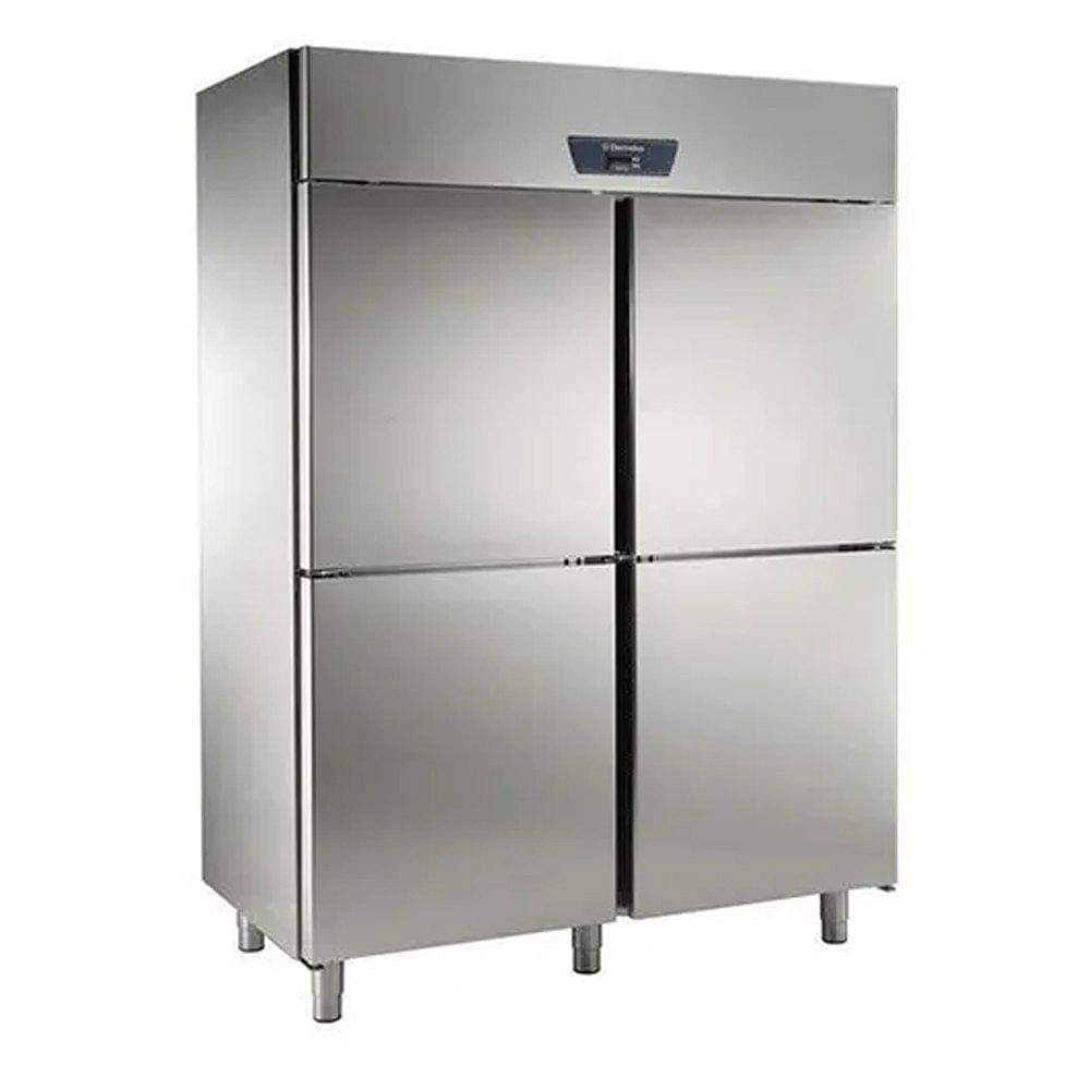 Silver 4 Door Vertical Freezer