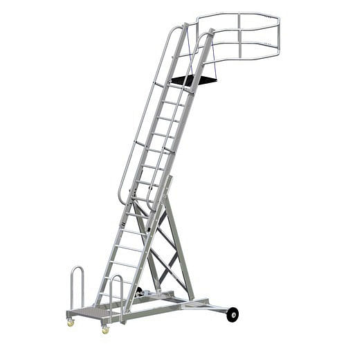 Silver Aluminium Tanker Ladder, For Industrial