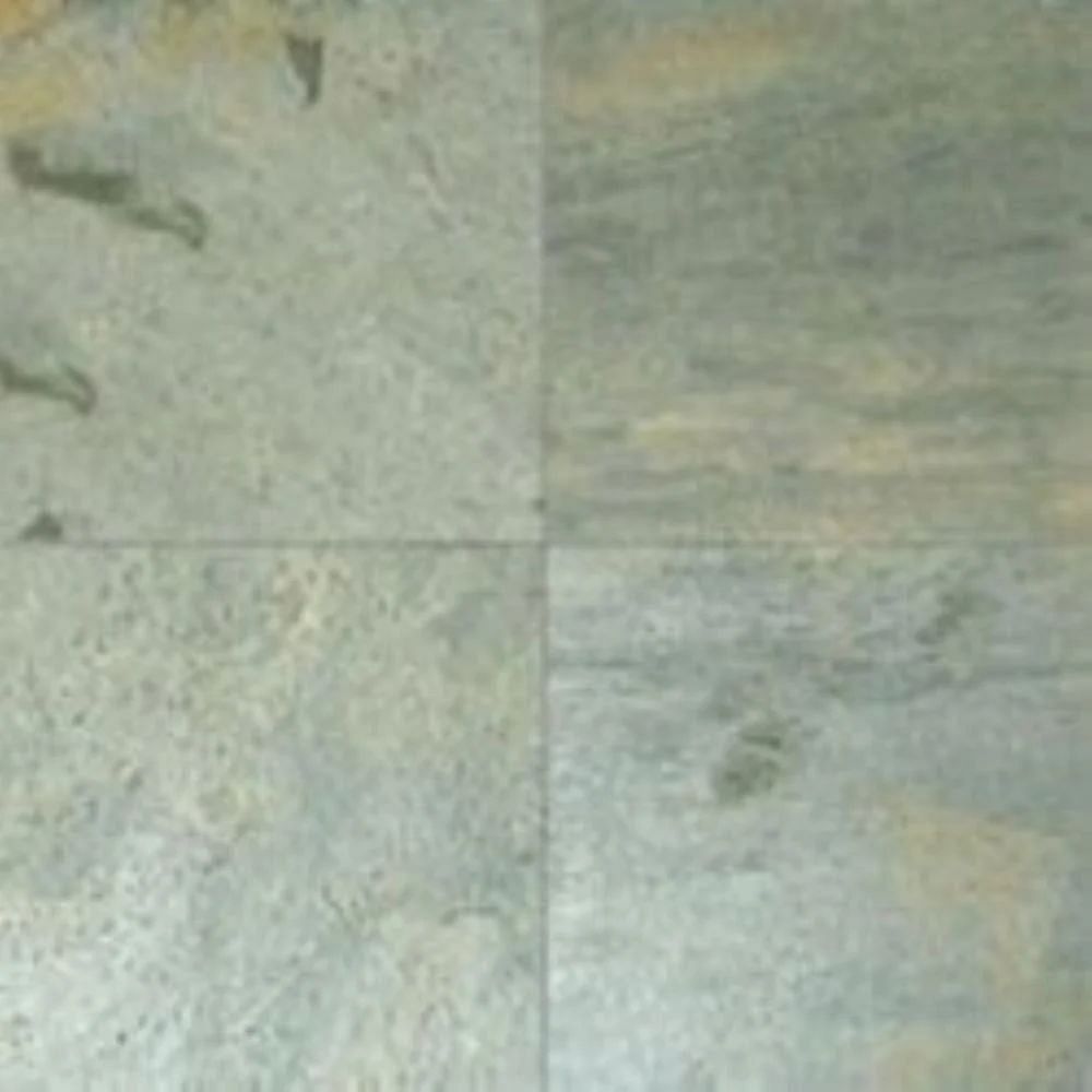 Silver Sparkle Ceramic Zeera Green Slate Tile