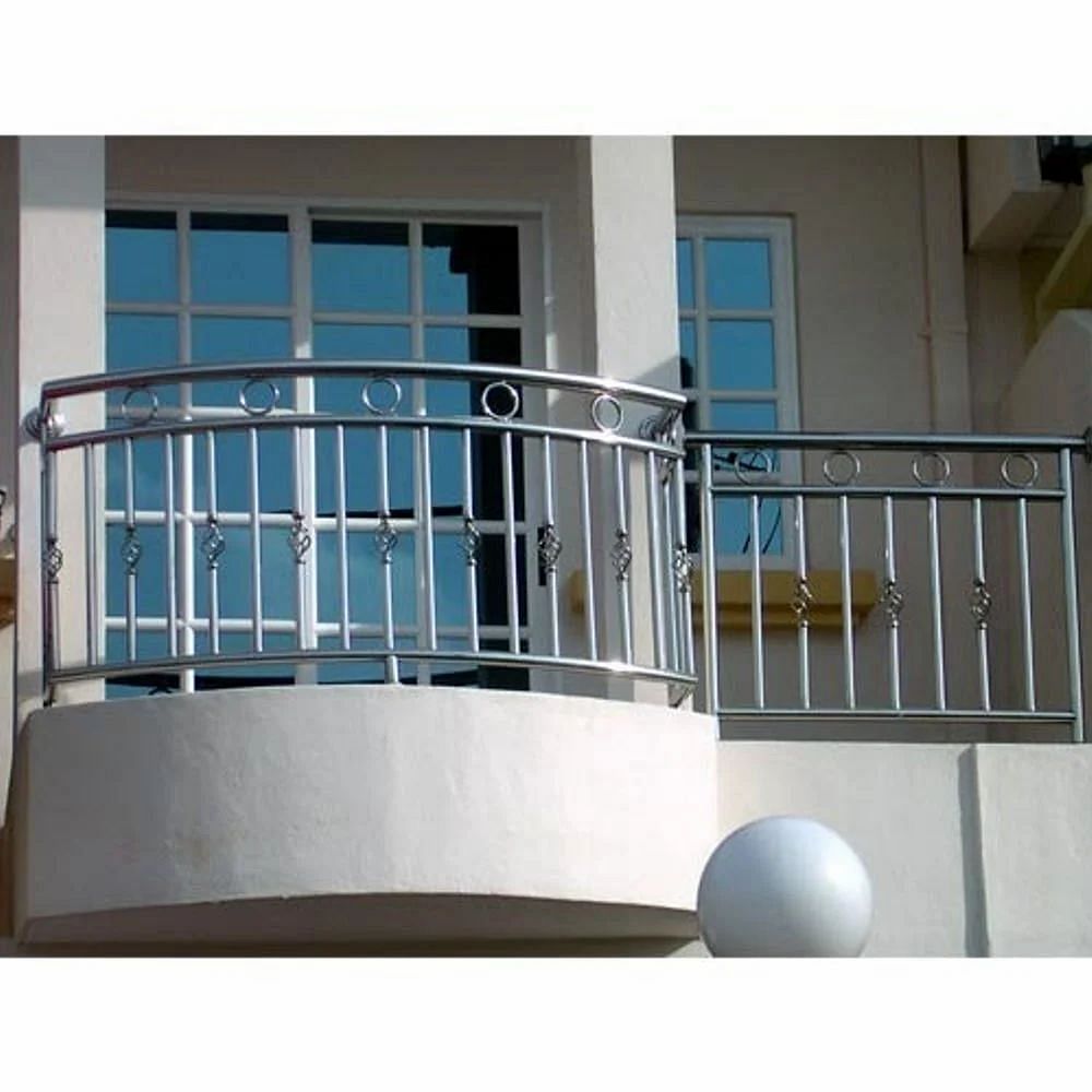 Silver Stainless Steel Railing