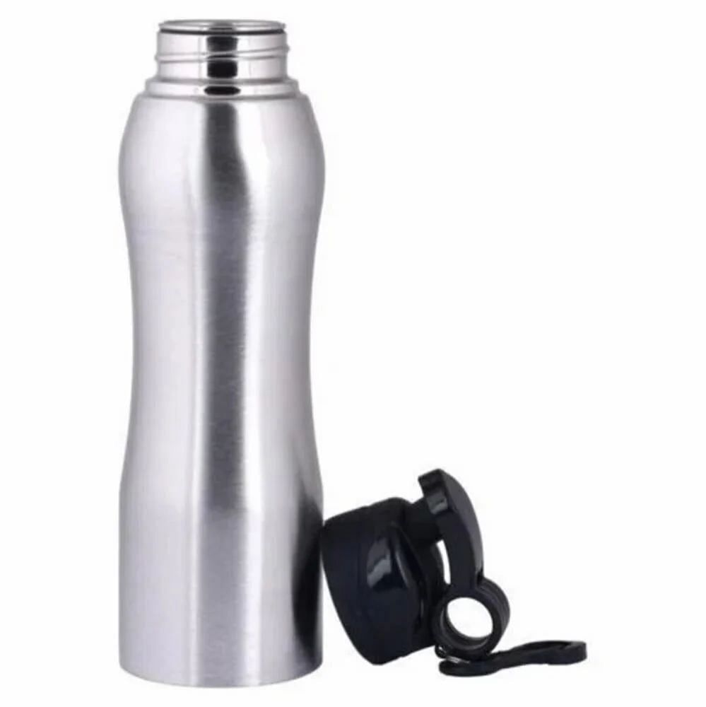 Silver Stainless Steel Sipper Bottle, Capacity: 750ml