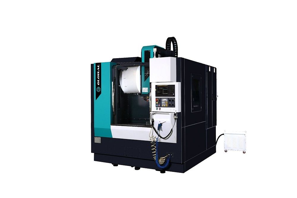 Single Column Construction VMC 1000 CNC Vertical Machining Center Machine, Z - Axis Travel: 600, Table Size: 1200x650