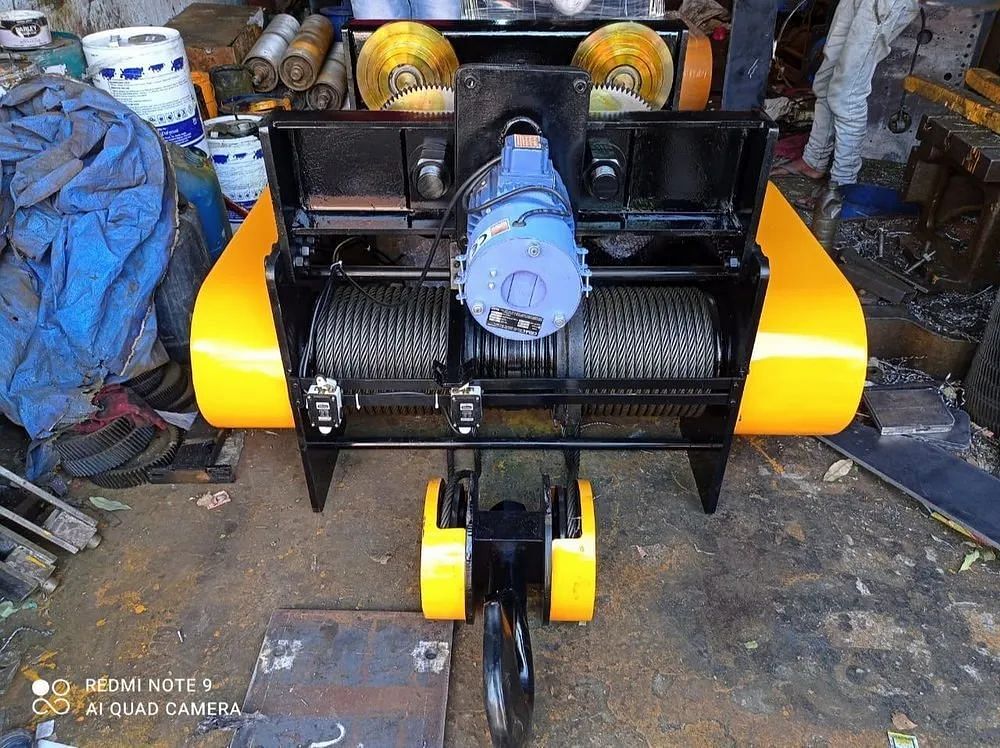 Single Phase Electric Wire Rope Hoist, For Industrial, Capacity: 500 Kg