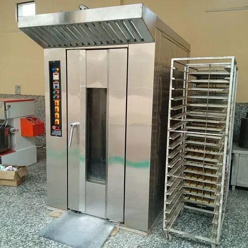 Single Phase Semi-Automatic 3 kW Rotary Rack Oven