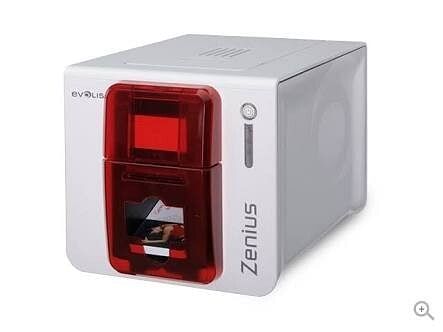 Single Side Plastic Evolis Zenius ID Card Printer