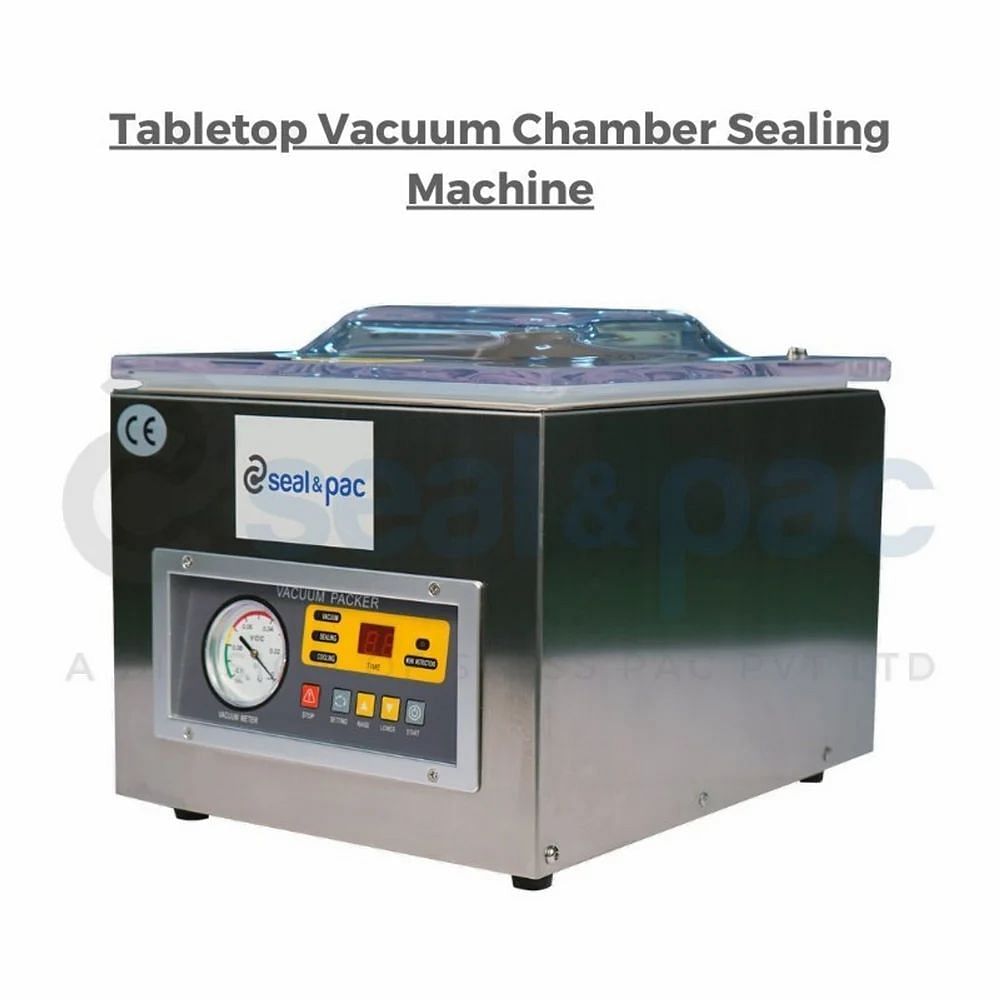 Single Table Top Vacuum Chamber Machine Sealing Machine Supplier In Kolkata