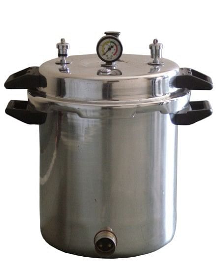 Single Wall 20-40 L Aarson Portable Autoclave, For Laboratory, 2 KW