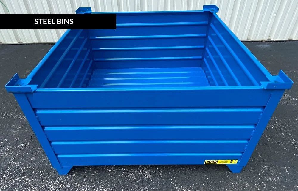 Smart Tech Mild Steel Industrial Storage Bin, Size/Dimension: 38""x30""x21""