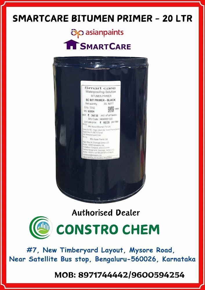 Smartcare Bitumen Primer - 20 LTR