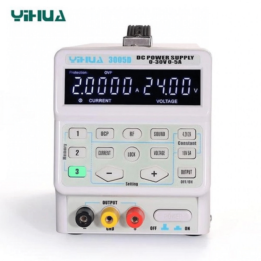 Smps Yihua 3005D Digital Power Supply With 5 Digit Function 30V-5A, For MOTHERBOADS