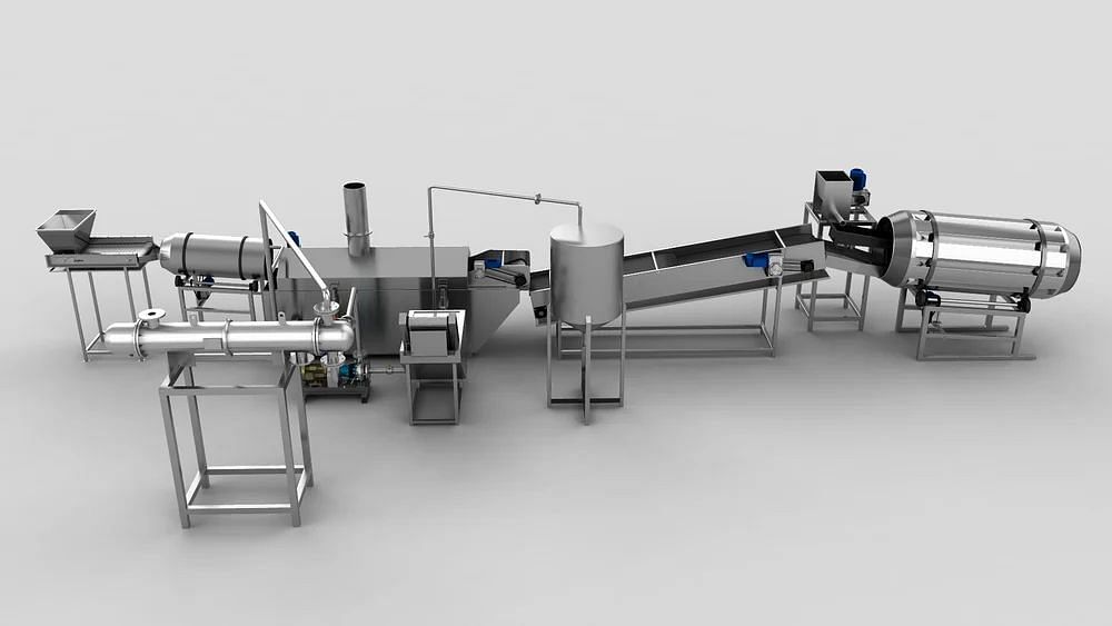 Snack Pellet Frying Line