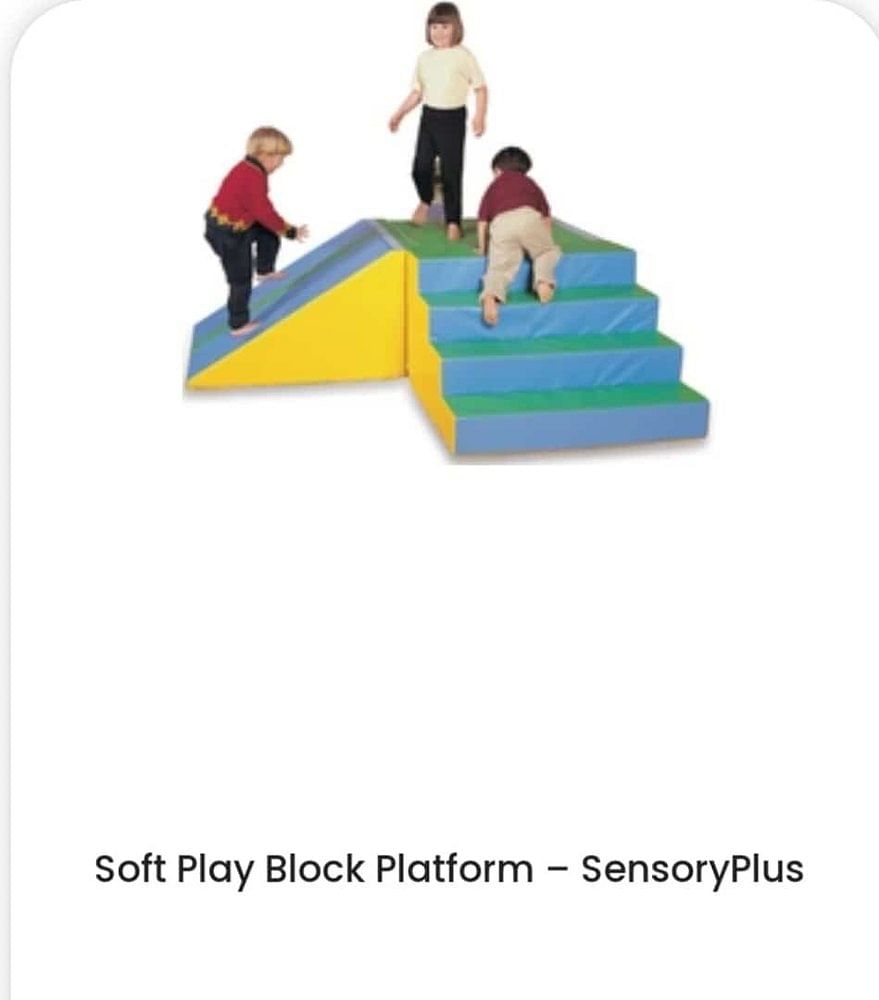 Soft play blocks platform - sensory plus, Motor skills, Child Age Group: 4-6 Yrs