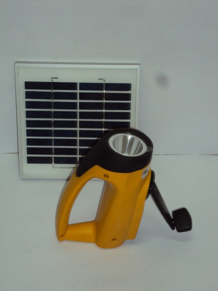 Solar Hand Crank Torch