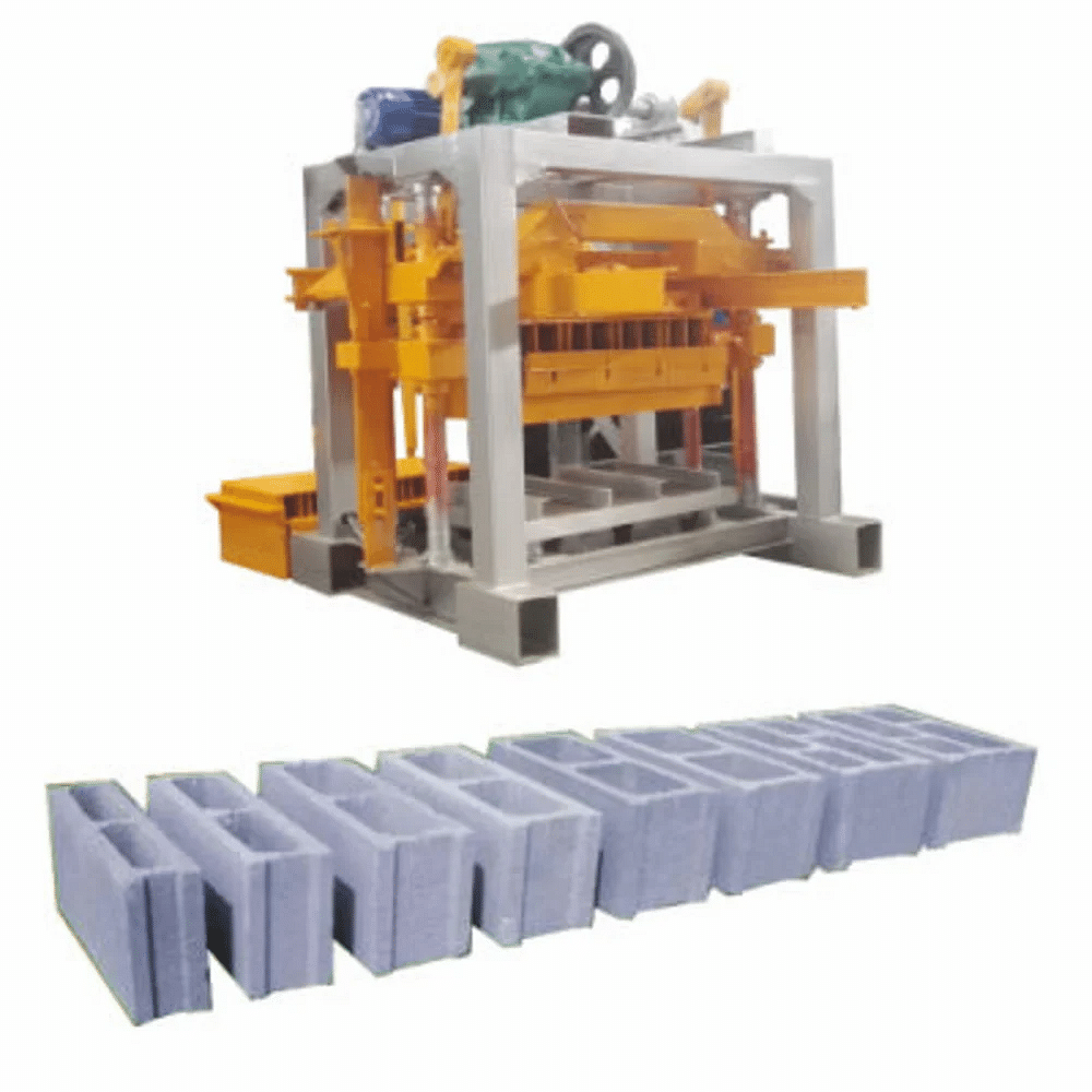 Solid Concrete Block Making Machine, For Industrial