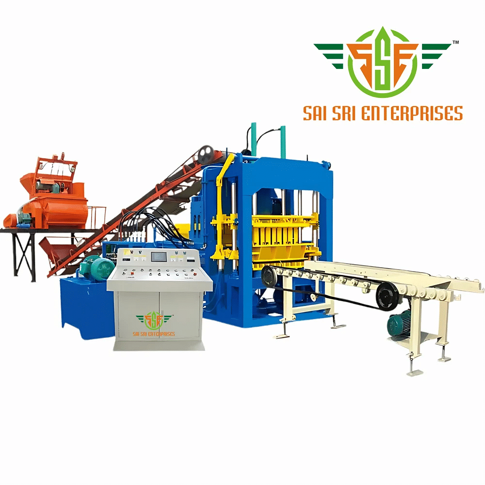 Solid Concrete Block Making Machine, Automatic