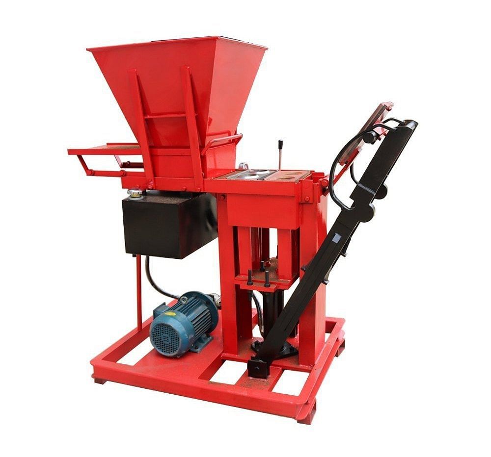 Solid Semi Automatic Clay Brick Making Machine