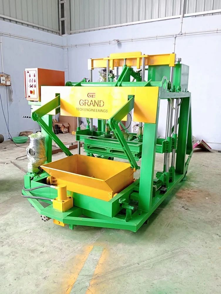 Solid Semi Automatic Hollow Block Machine