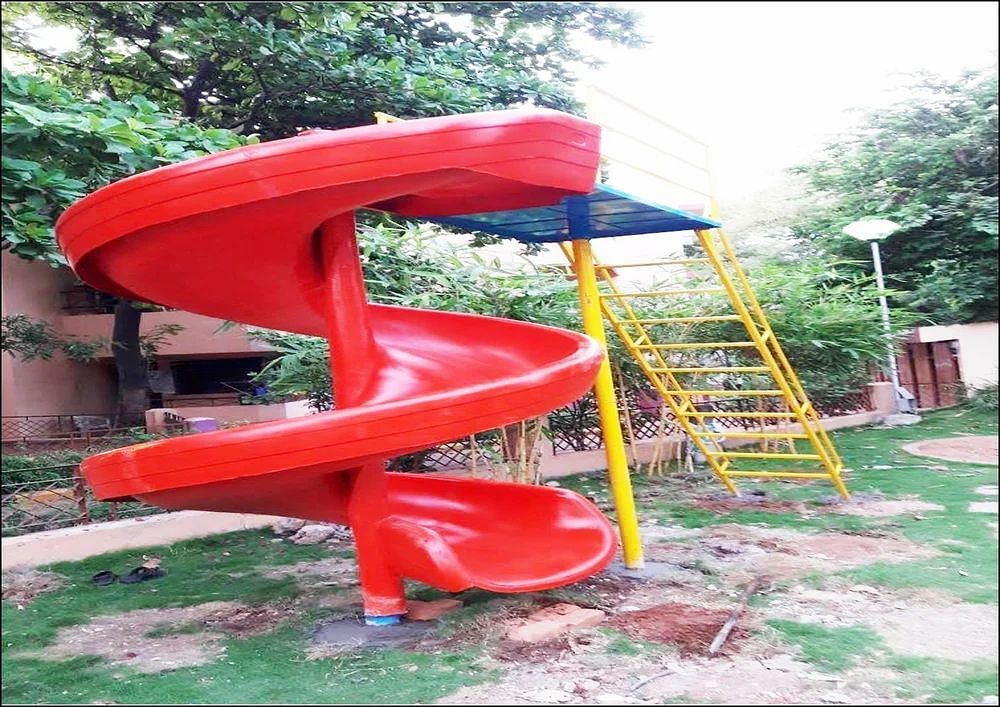 Spiral Slide With Ladder