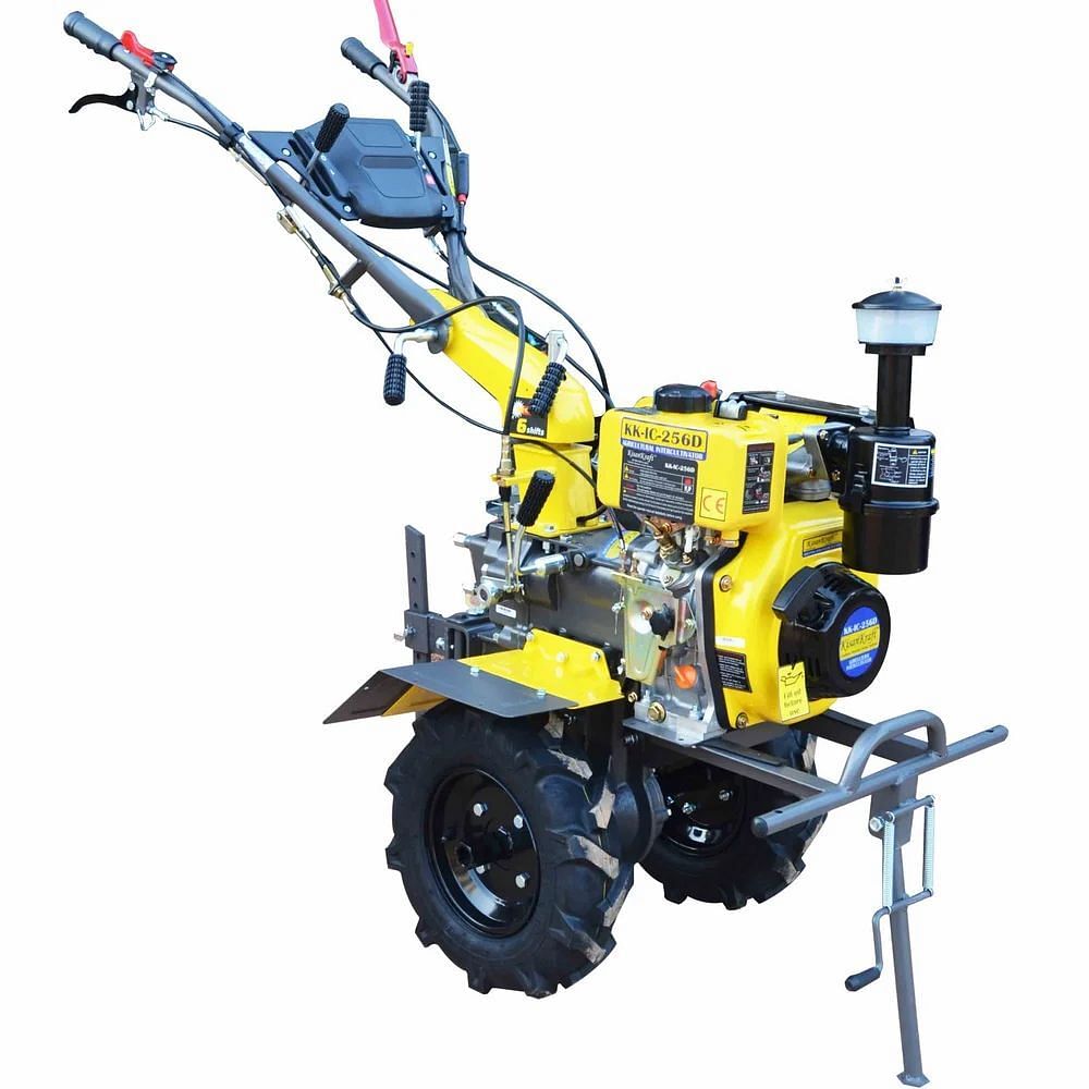 Spring Type 4.8 HP Kisankraft KK-IC-256D Diesel Inter Cultivator, 5 tynes