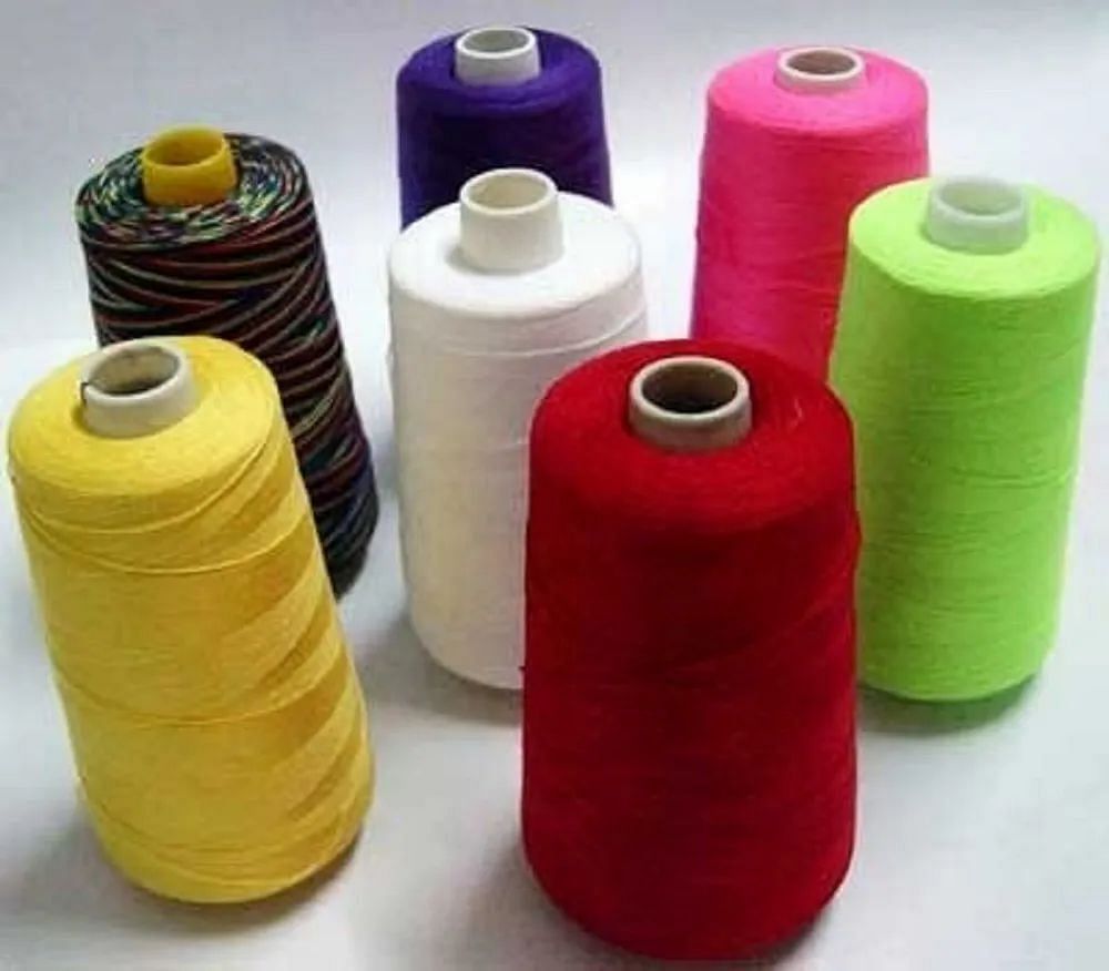 Spun Polyester Thread, For Textile Industry, Packaging Type: Box