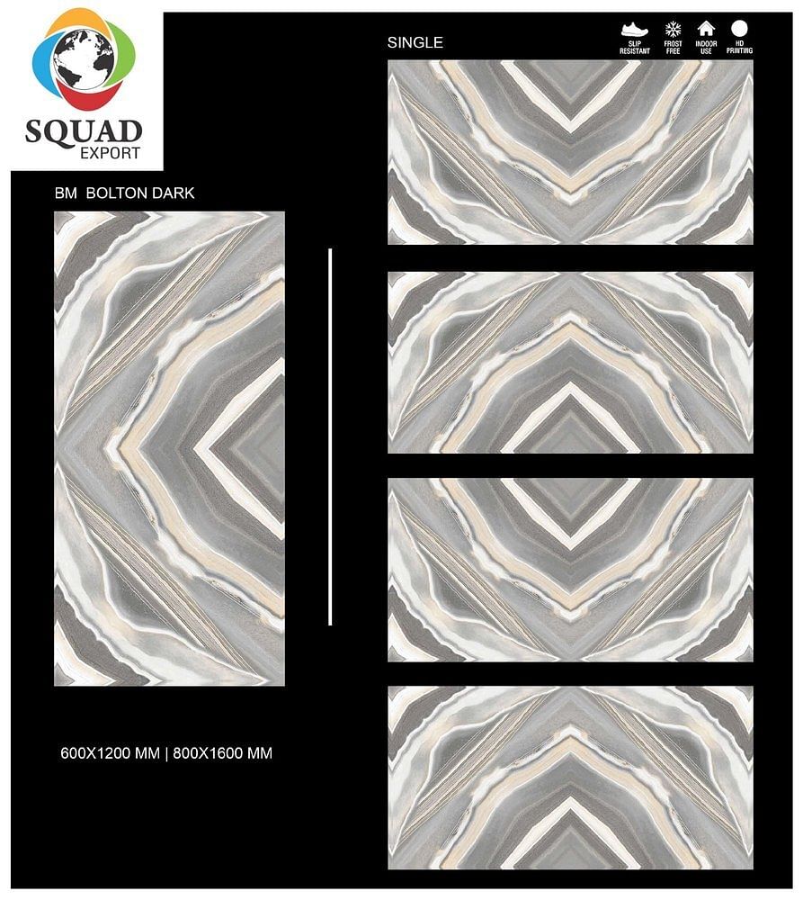 Squad Digital China Glossy Porcelain Tiles, Thickness: 8 - 10 MM, Size: Medium