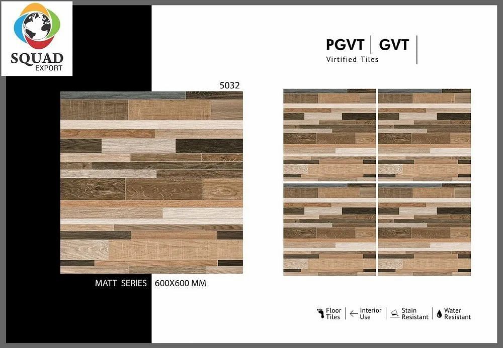 Squad Digital Elevation Matt Porcelain Tiles, Thickness: 8 - 10 Mm, Size: Small