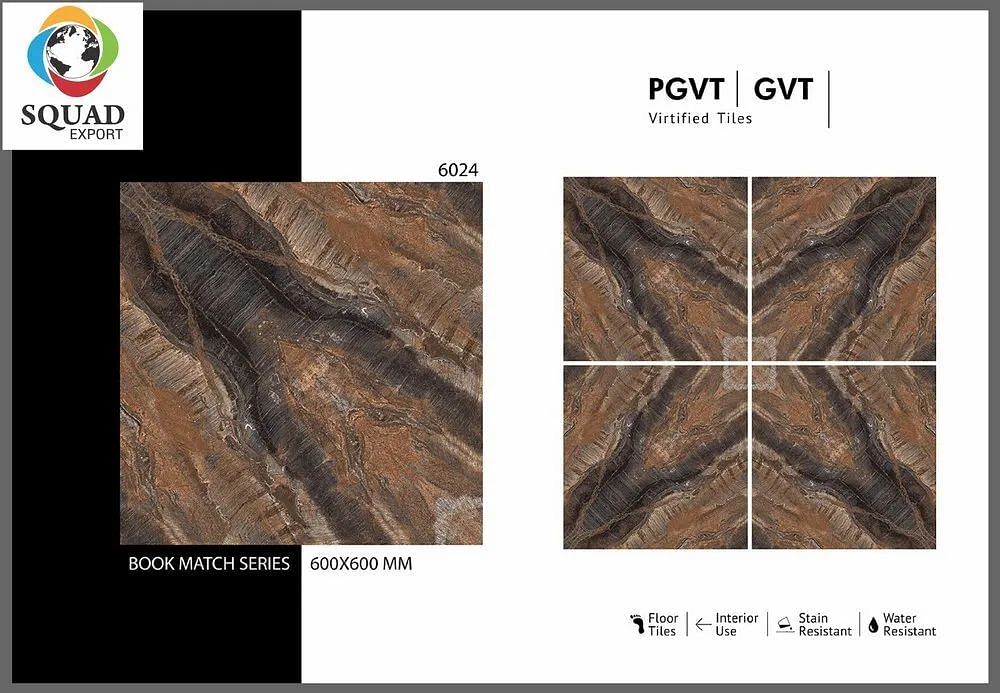 Squad Matching Digital Porcelain Tiles, Thickness: 8 - 10 Mm, Size: Medium