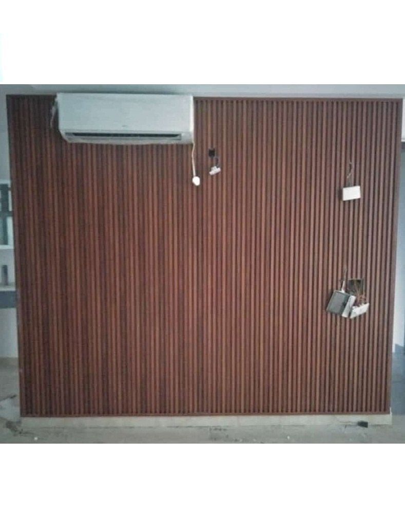 Square Brown PVC Wall Panel