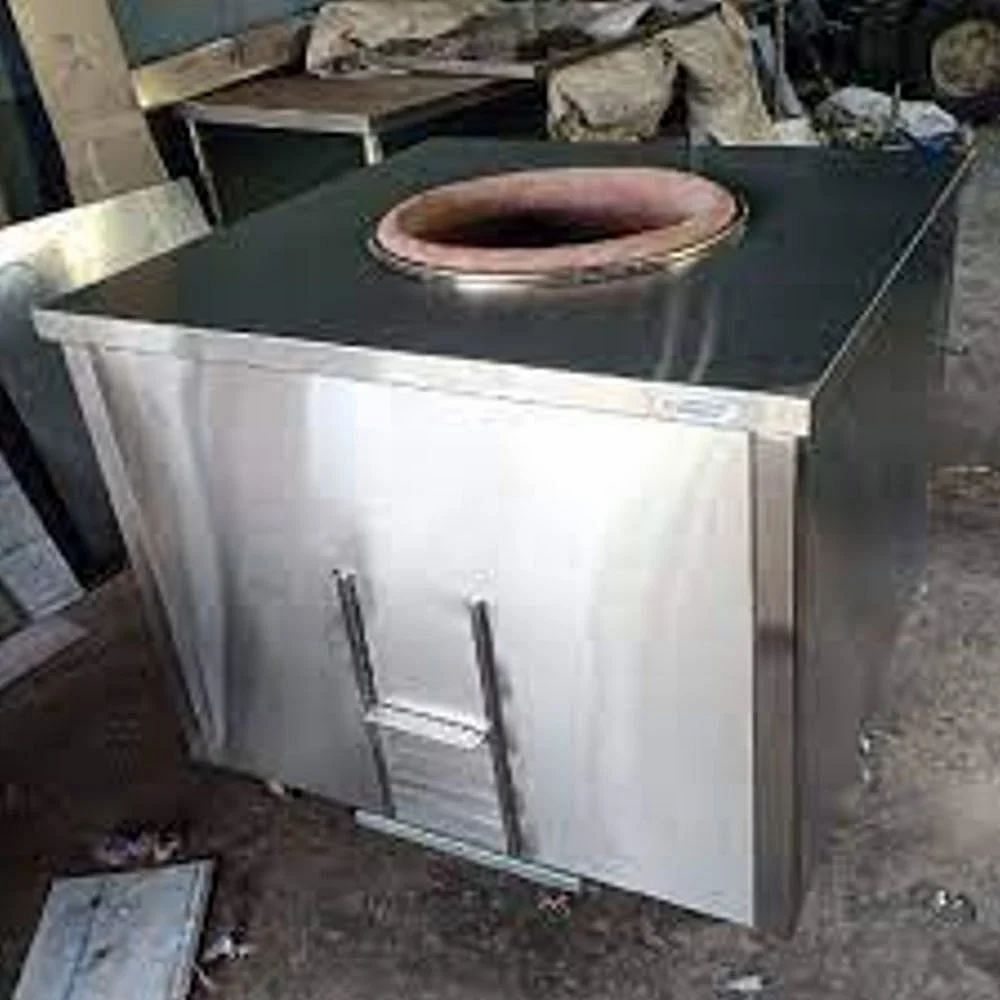 Square Commercial Stainless Steel Tandoor Oven, For Restaurant, Capacity: 18 Roti