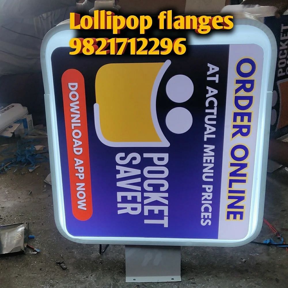 Square Ds Acrylic Lollypop 18 X 18, For Promotional, 12 cm