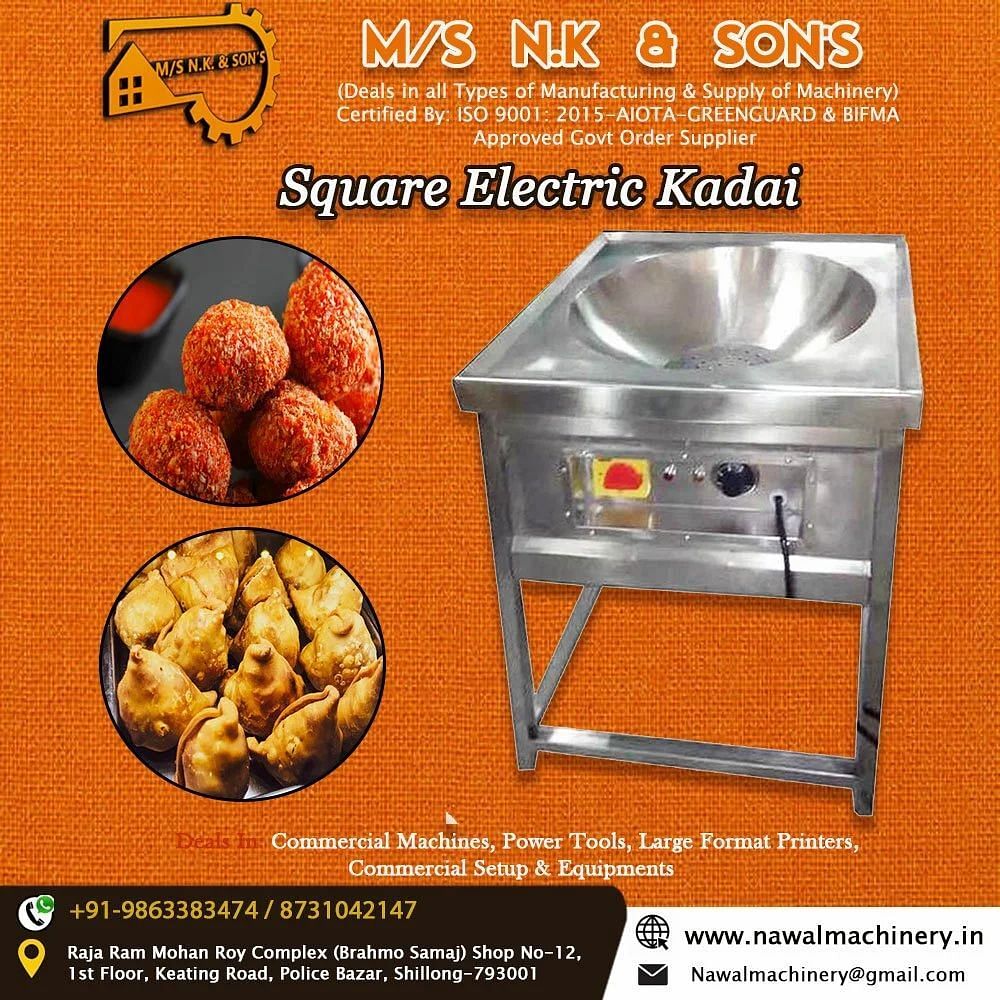 Square Electric Kadai