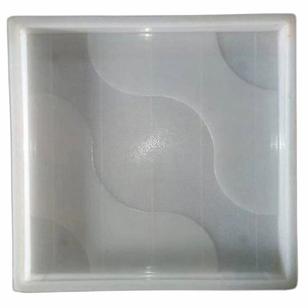 Square Silicone Plastic Tirchi Patti Tile Mould, Packaging Type: Bag, Thickness: 60MM