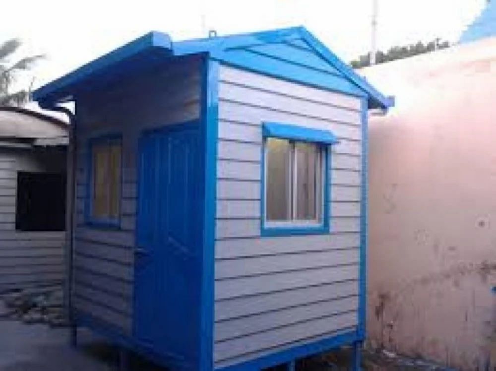 Square Steel Portable Security Cabins, For Guard Room