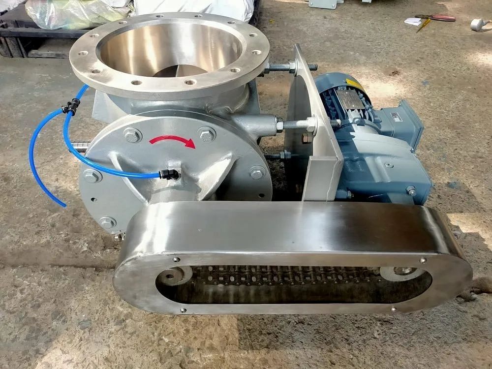 SS / CI / MS Medium Pressure Blow Throw Rotary Valves, For Industrial, Size: 150 To 350 mm