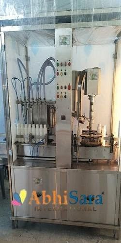 SS 500ml To 5 Liter Cooking Oil Filling And Capping Machine, Packaging Type: Bottle, 2.5 Kw