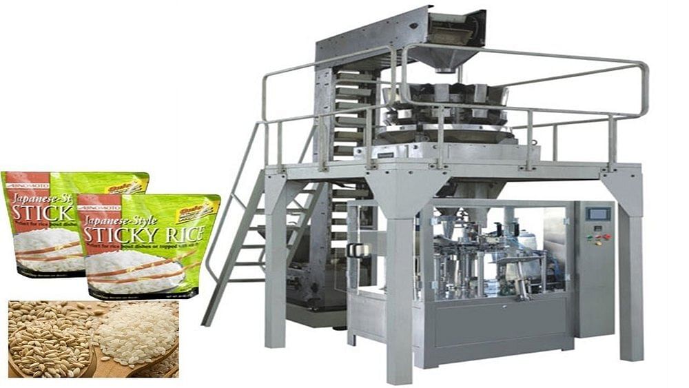 SS Automatic Multi Head Weight Metric Pouch Packing Machine