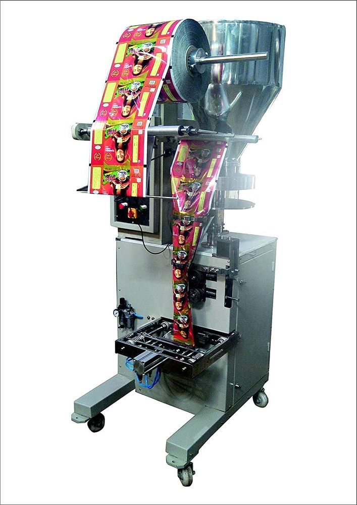 SS Cup Filler Pouch Packing Machine, For Powder