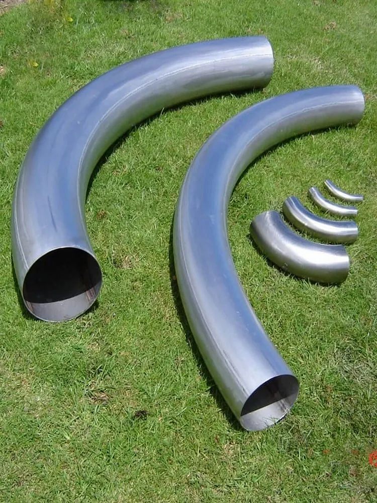 SS Long Radius Bend, For Plumbing Pipe, Bend Radius: 3D