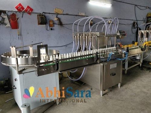 Ss Pesticides Bottle Filling Machine, Power Consumption: 3.5 kW, Filling Range: 100 Ml To 1000 Ml