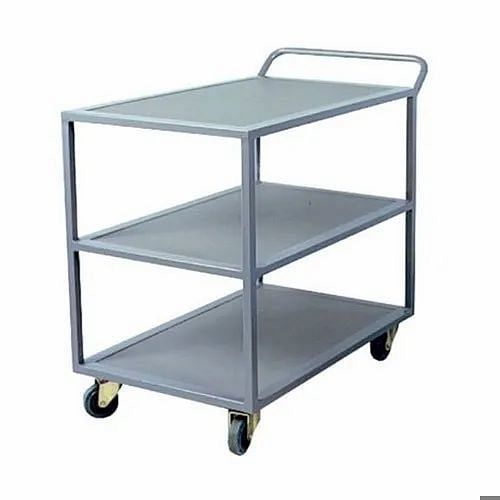 SS Rectangle Utility Trolley