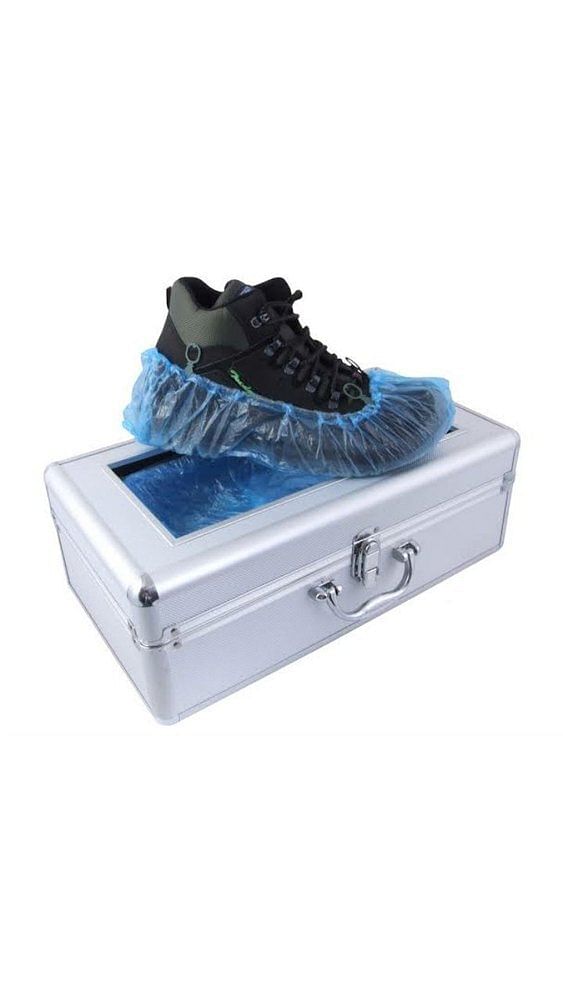 Ss Shoe Cover Dispenser, For Laboratory, Size: 49.5x25.5x17 Cm (l*w*h)