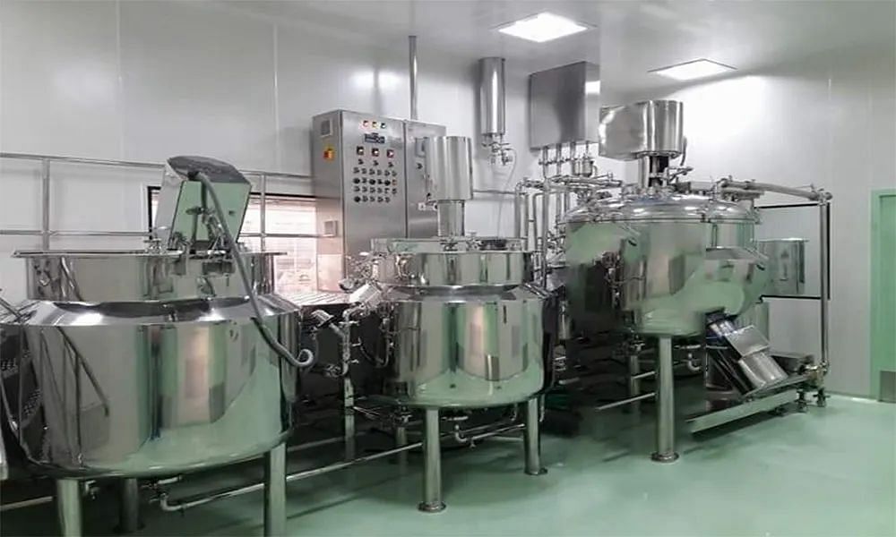 Ss316 / Ss304 Cosmetic Mixer Machine, Automation Grade: Automatic, Food Grase Ss316