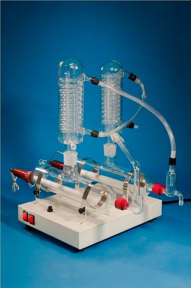 SSGW Table Top Model Double Water Still System, For Chemical Laboratory