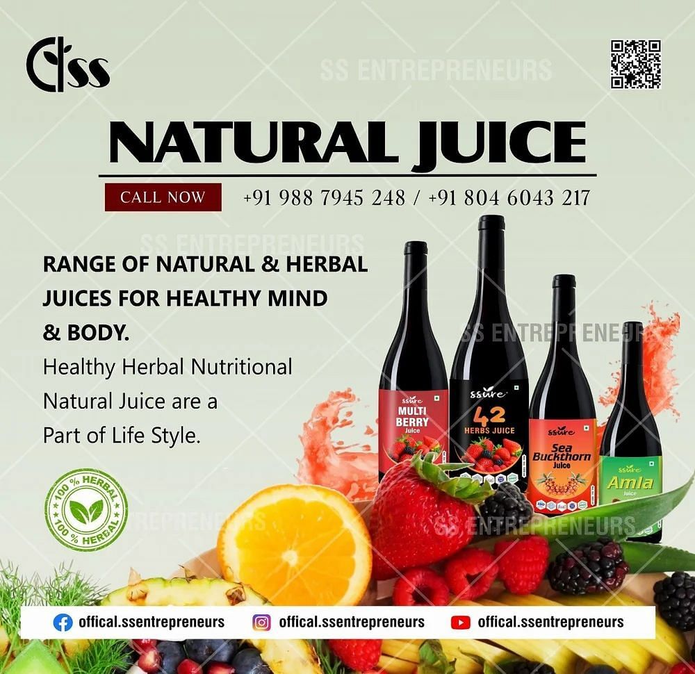 Ssure Herbal Natural Juice, Packaging Size: 1000 Ml, Packaging Type: Pet Bottle