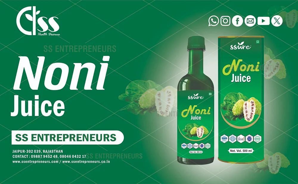 SSURE Natural Noni Fruit Juice, Packaging Type: Box, Packaging Size: 1000 ml