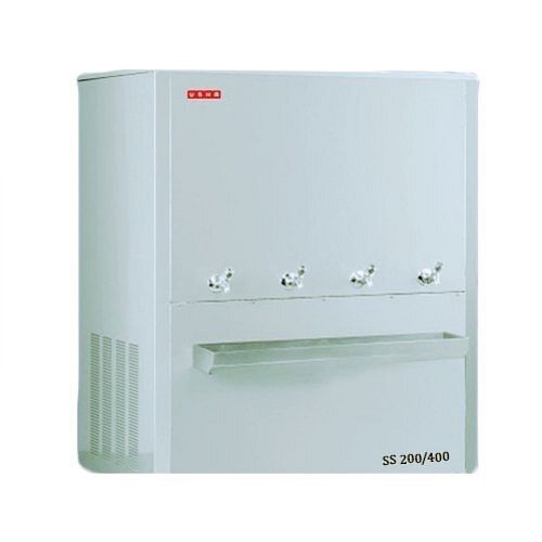 Stailness Steel 4 Tap Usha Water Cooler, Storage Capacity: 400L